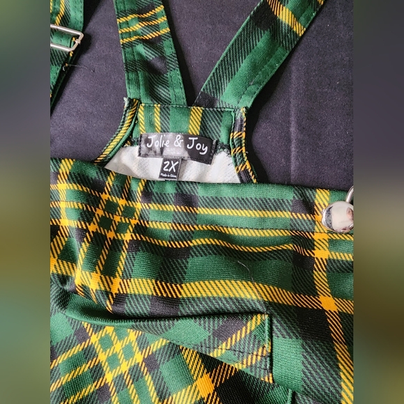 Jolie & Joy by FCT Plaid Jumper Dress | Size 2X - Picture 3 of 9